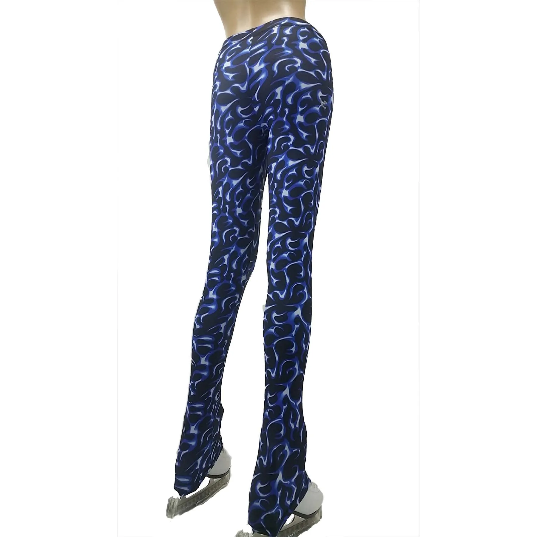Ice Figure Skating Compression Polyester Pants - UGSP8  - Secured ELASTIC cuff