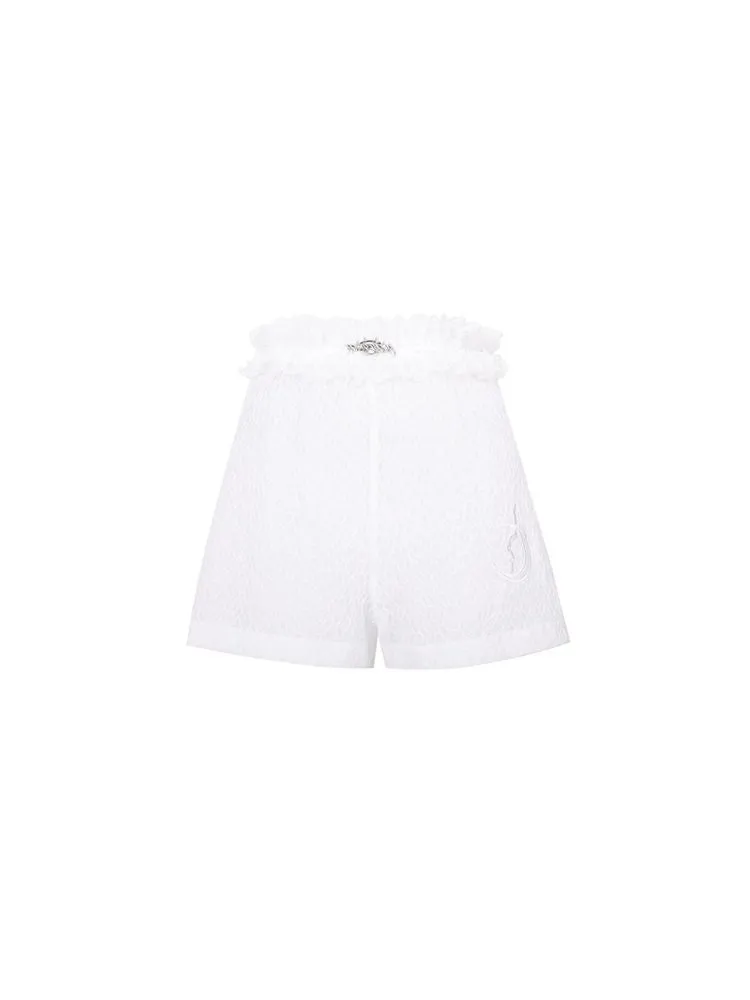 Lace layered shorts【s0000008701】