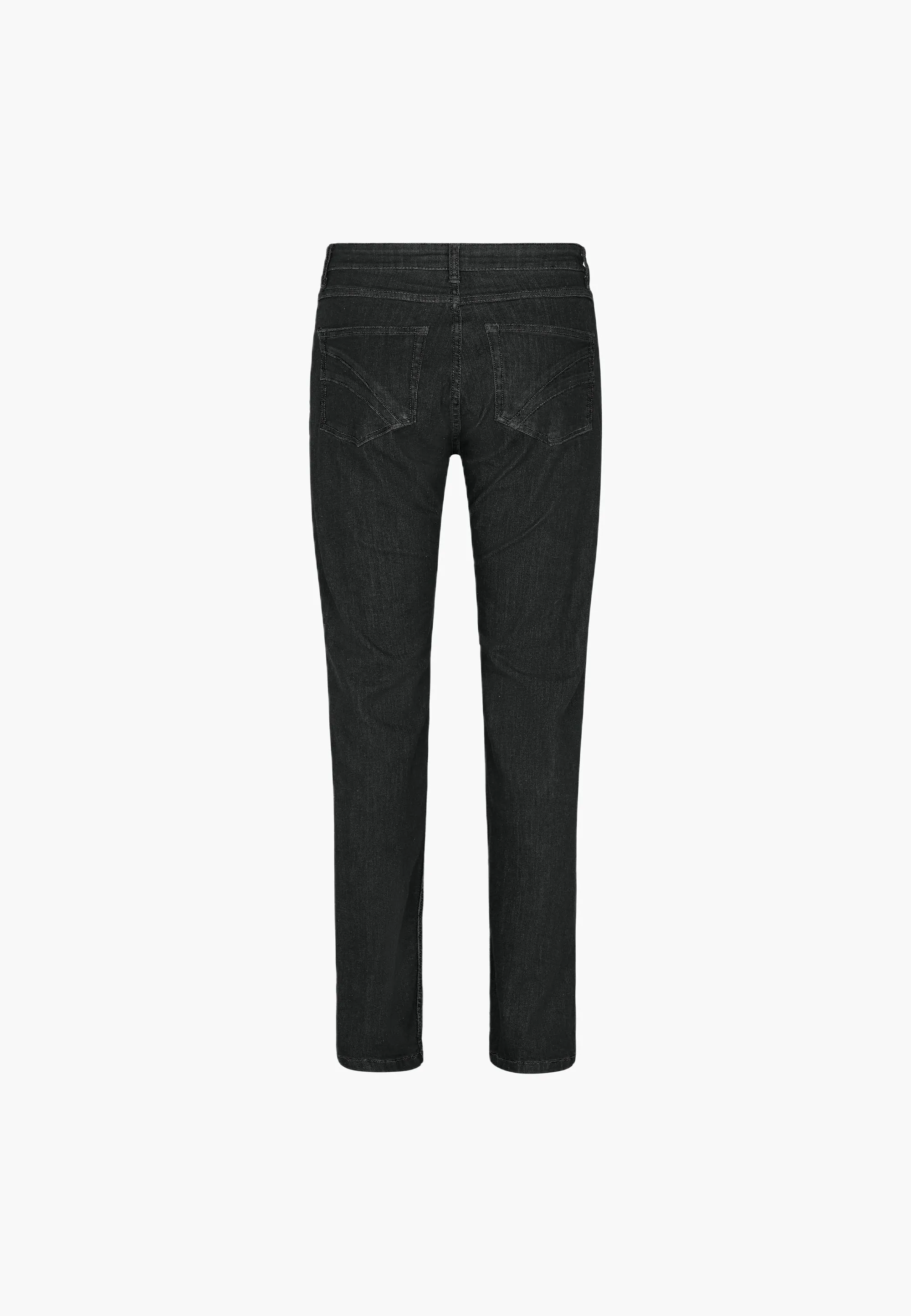 Laura Slim - Medium Length - Ecolabel - Washed Black Denim