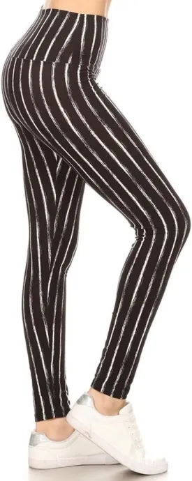 Leggings Depot High Waisted Plaid & Wild Print Leggings for Women - Plaid, Leopard, Snake Skin, Polka dot
