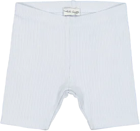 Lil Leggs Light Blue Ribbed Shorts