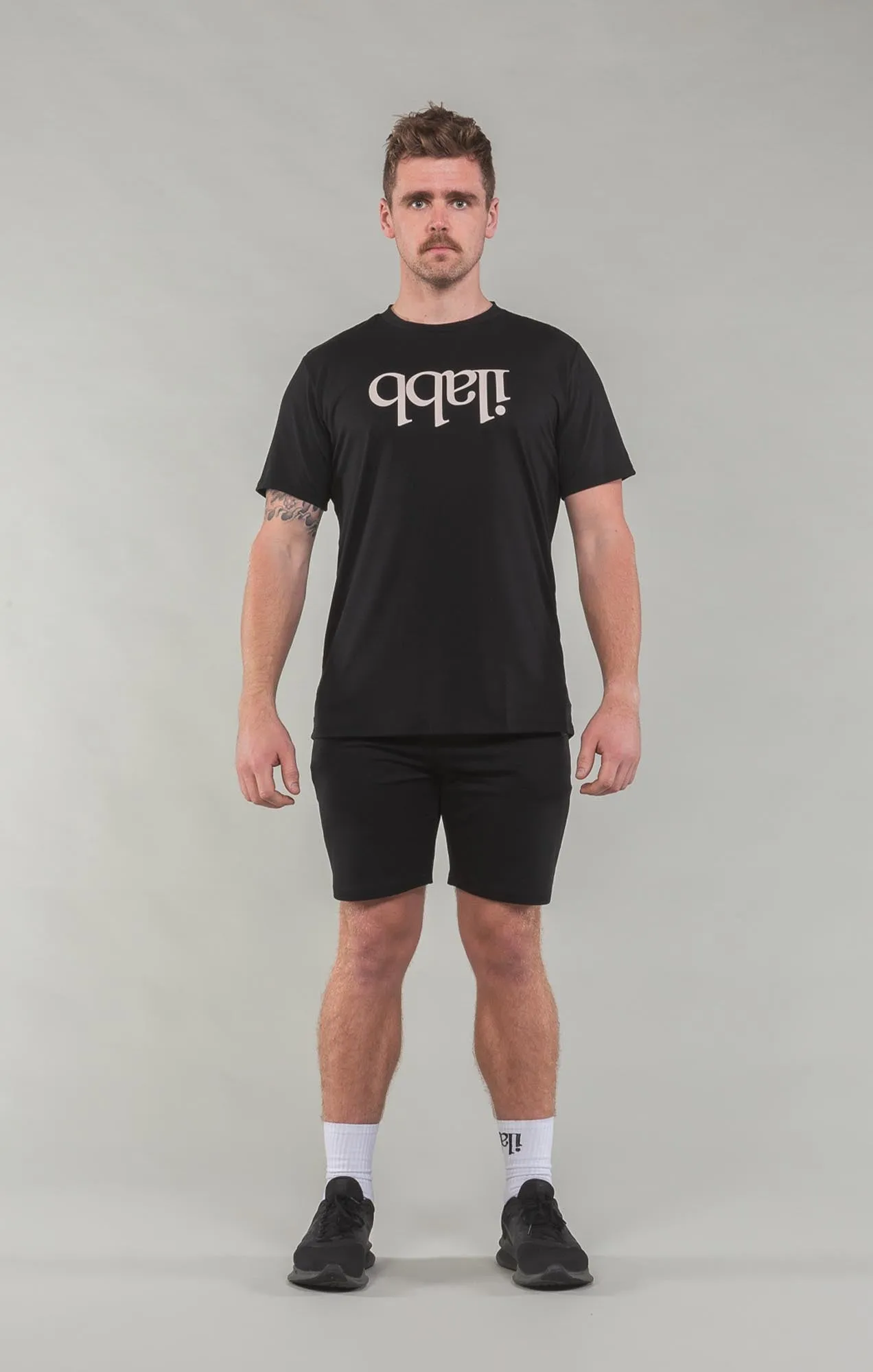 Lomond Capsize Tee - Black - Men's