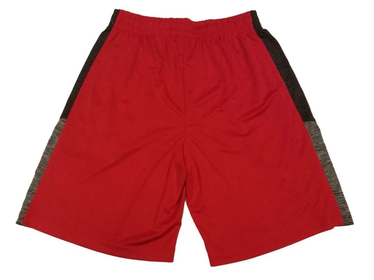 Louisville Cardinals Colosseum Red & Gray Athletic Drawstring Shorts (L)
