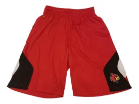 Louisville Cardinals Colosseum YOUTH Boys Red & Black Athletic Shorts 16/18 (L)