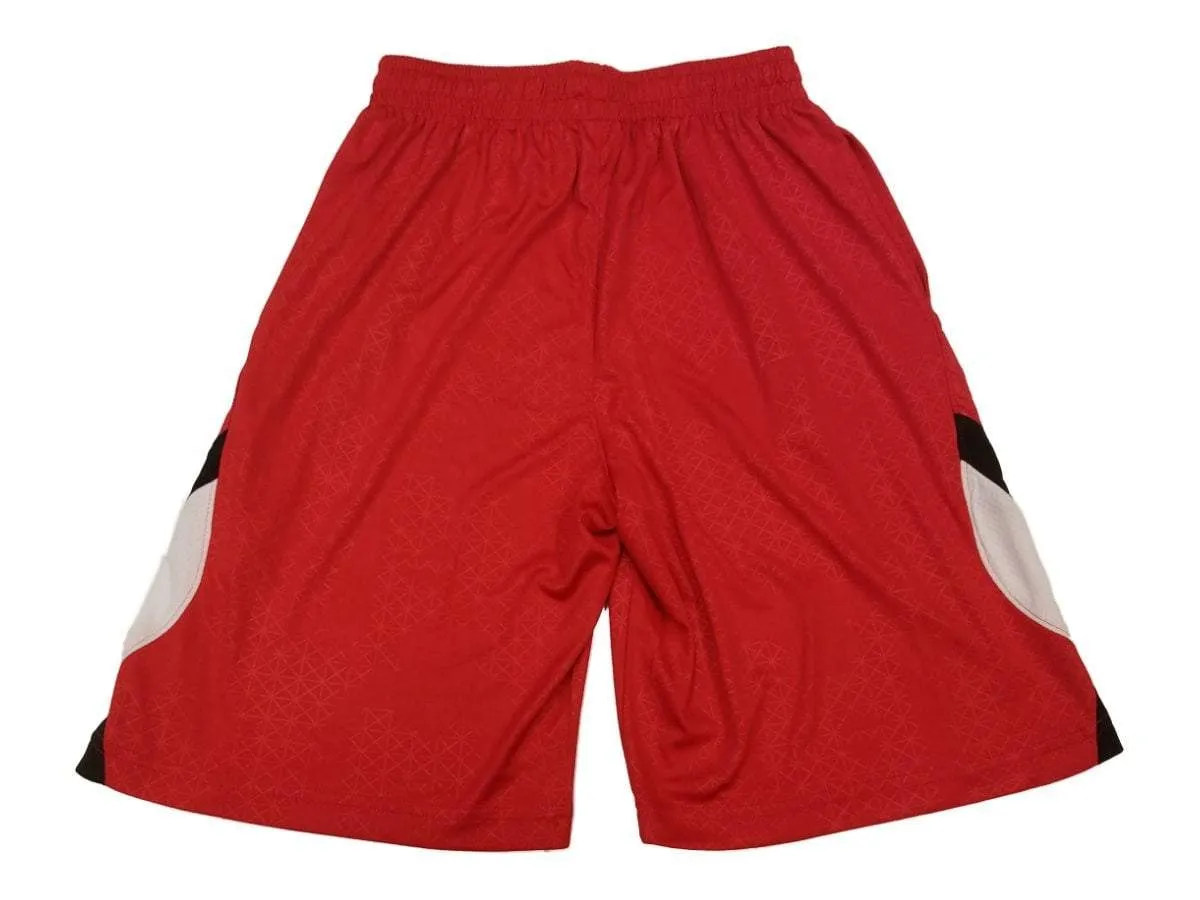Louisville Cardinals Colosseum YOUTH Boys Red & Black Athletic Shorts 16/18 (L)