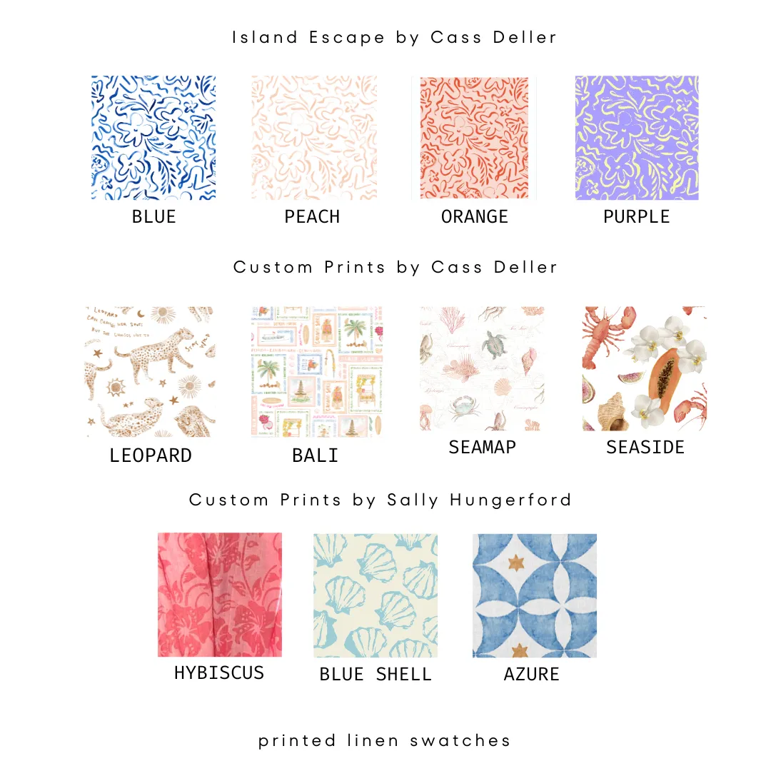 Macey Top Printed Linen - Wholesale
