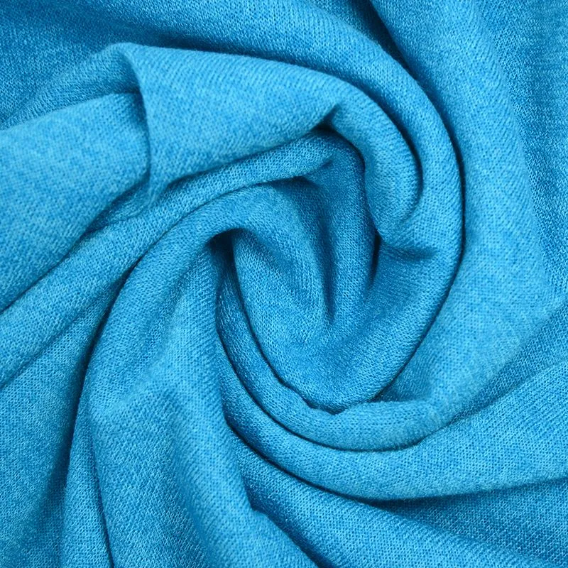 Maille tricot polyester Manon turquoise