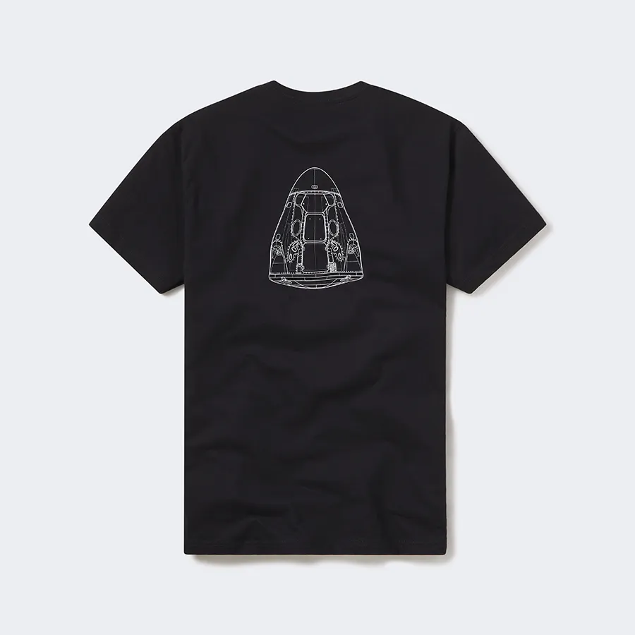 Men's Crew Dragon Schematic T-Shirt