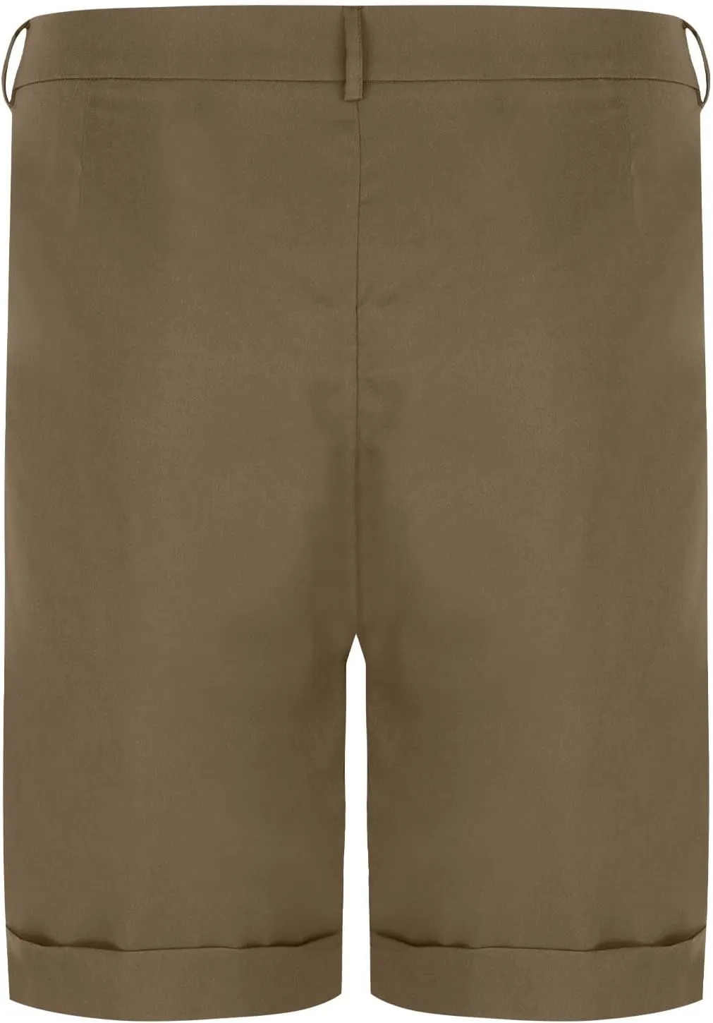 Mens Dress Shorts Mid-Thigh Flat Front Work Suit Shorts Casual Straight Leg Pleated Short Pants with Pockets