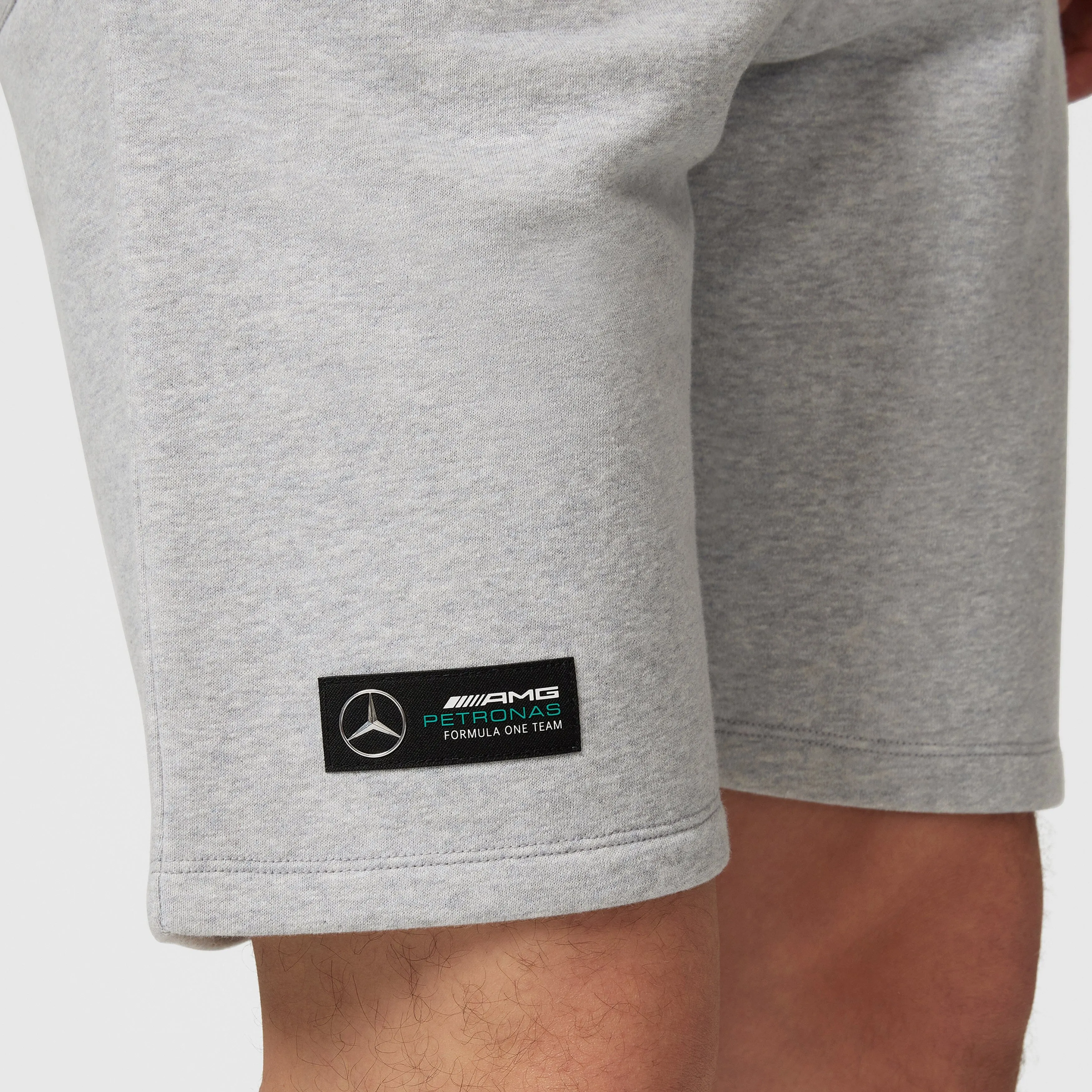 Mercedes AMG Petronas F1 Men's Sweat Shorts - Black/Grey