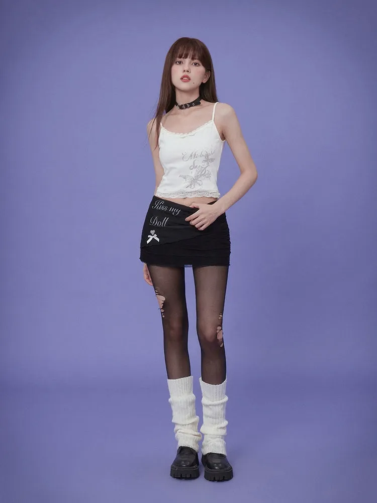 Mesh print shorts【s0000008882】