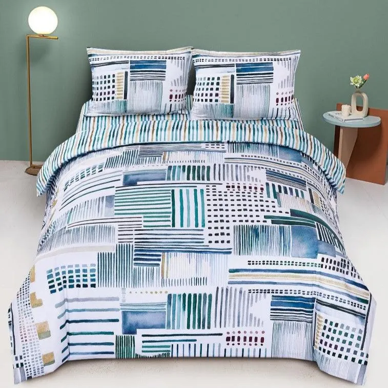 Metropolis 4 Piece Bedding Set