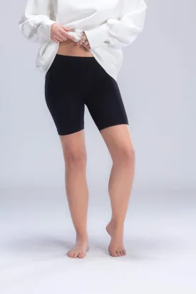 Microfiber Mid Thigh Shorts