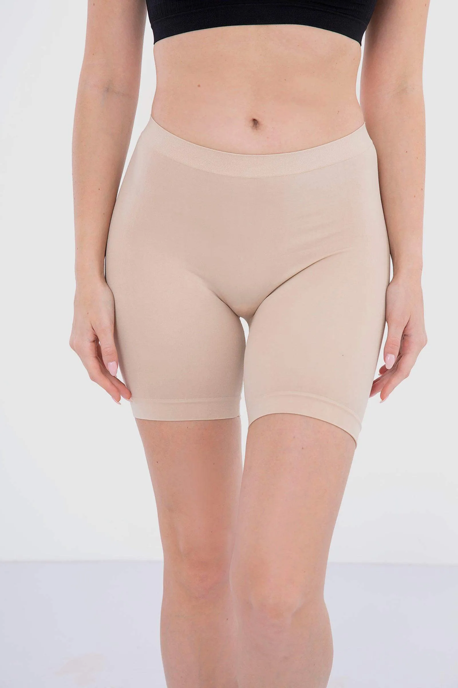 Microfiber Mid Thigh Shorts