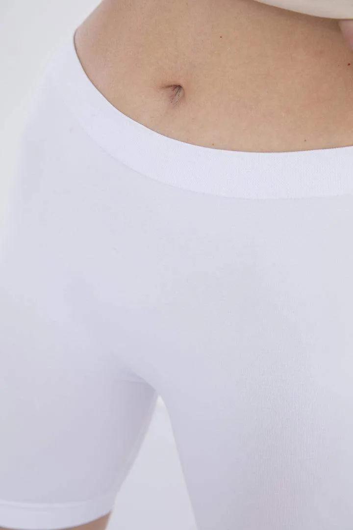 Microfiber Mid Thigh Shorts