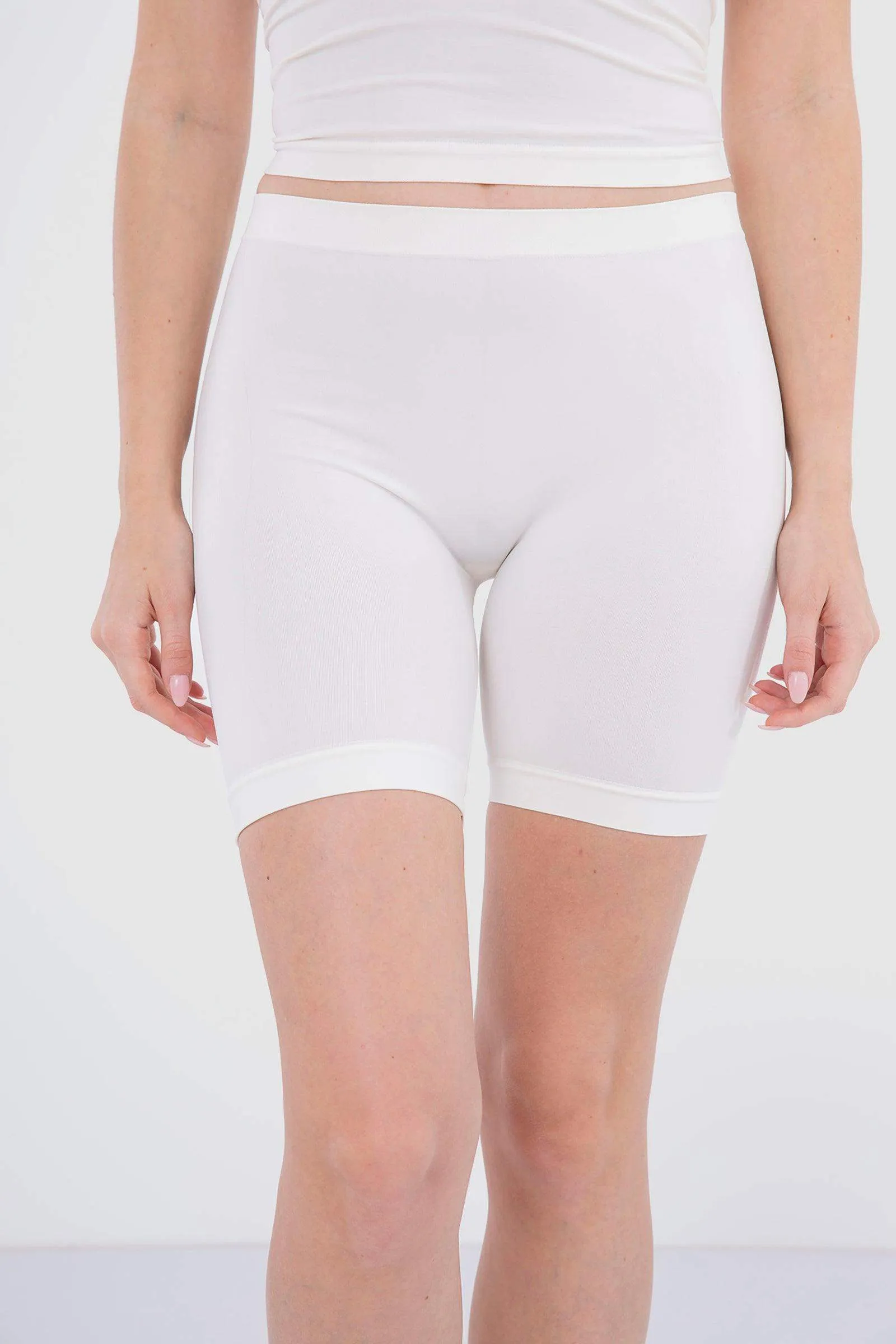 Microfiber Mid Thigh Shorts