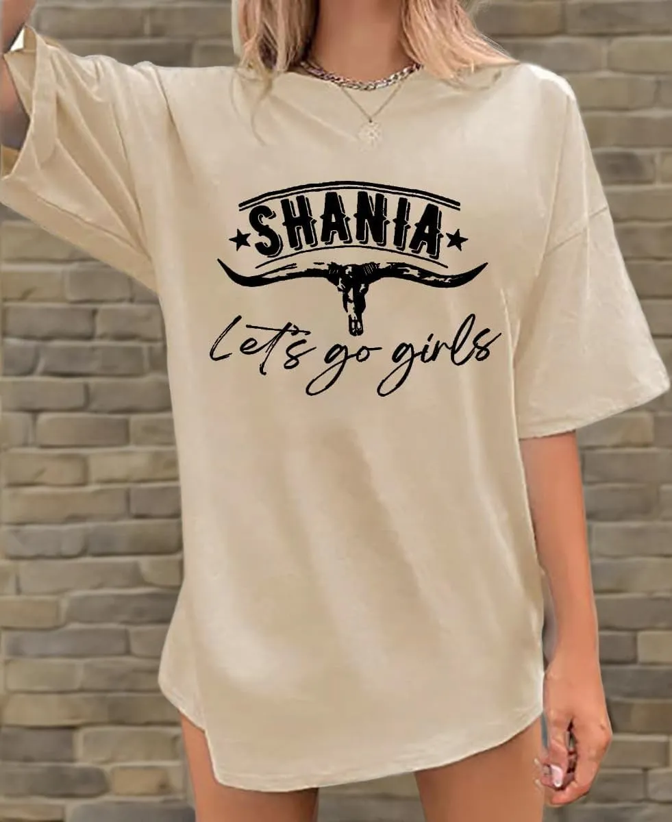 Oversized Rodeo T-Shirt for Women Not My First Rodeo Letter Printed Shirt Retro Western Country Cowboy Tee Tops