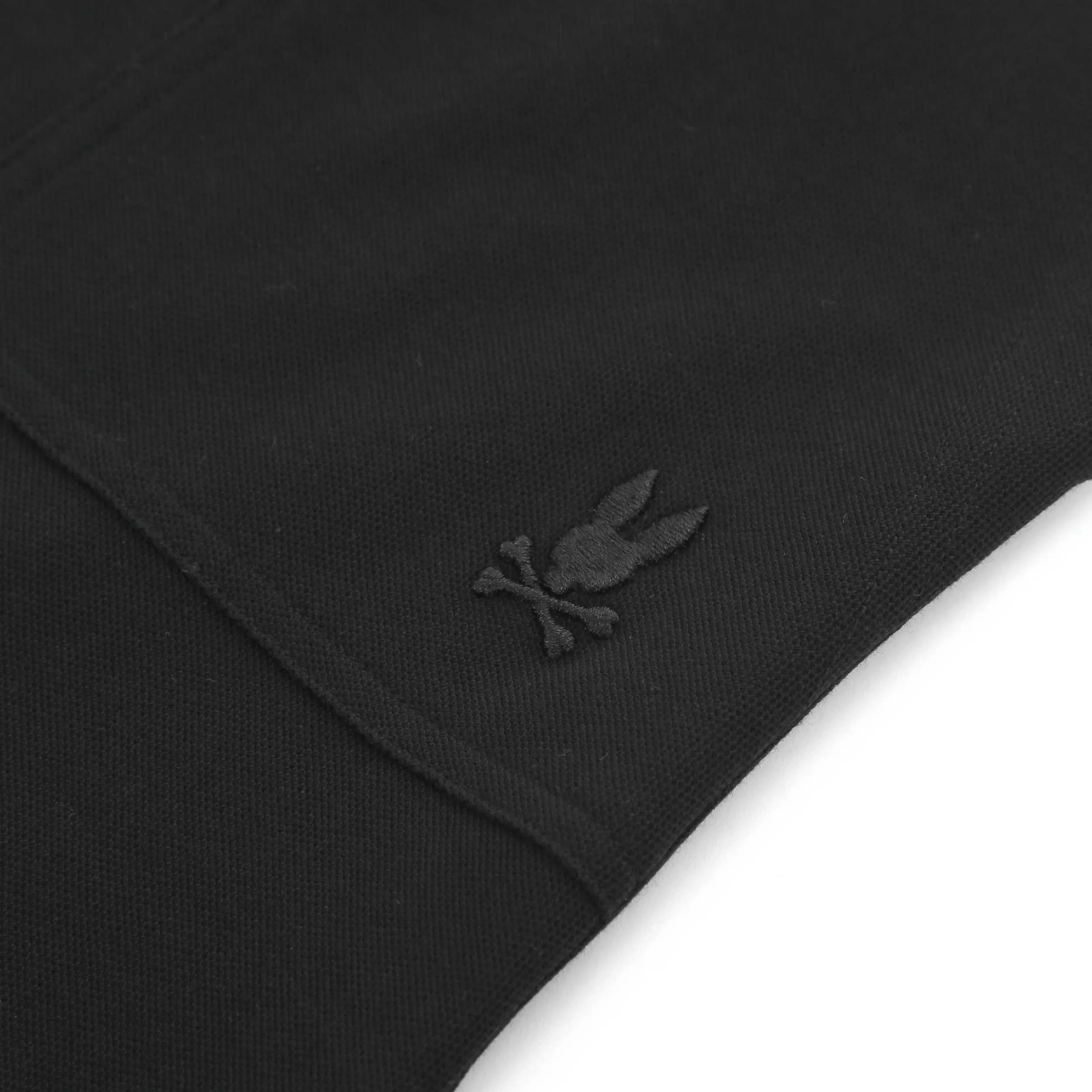 Psycho Bunny Stanford Light Pique Sweat Short in Black