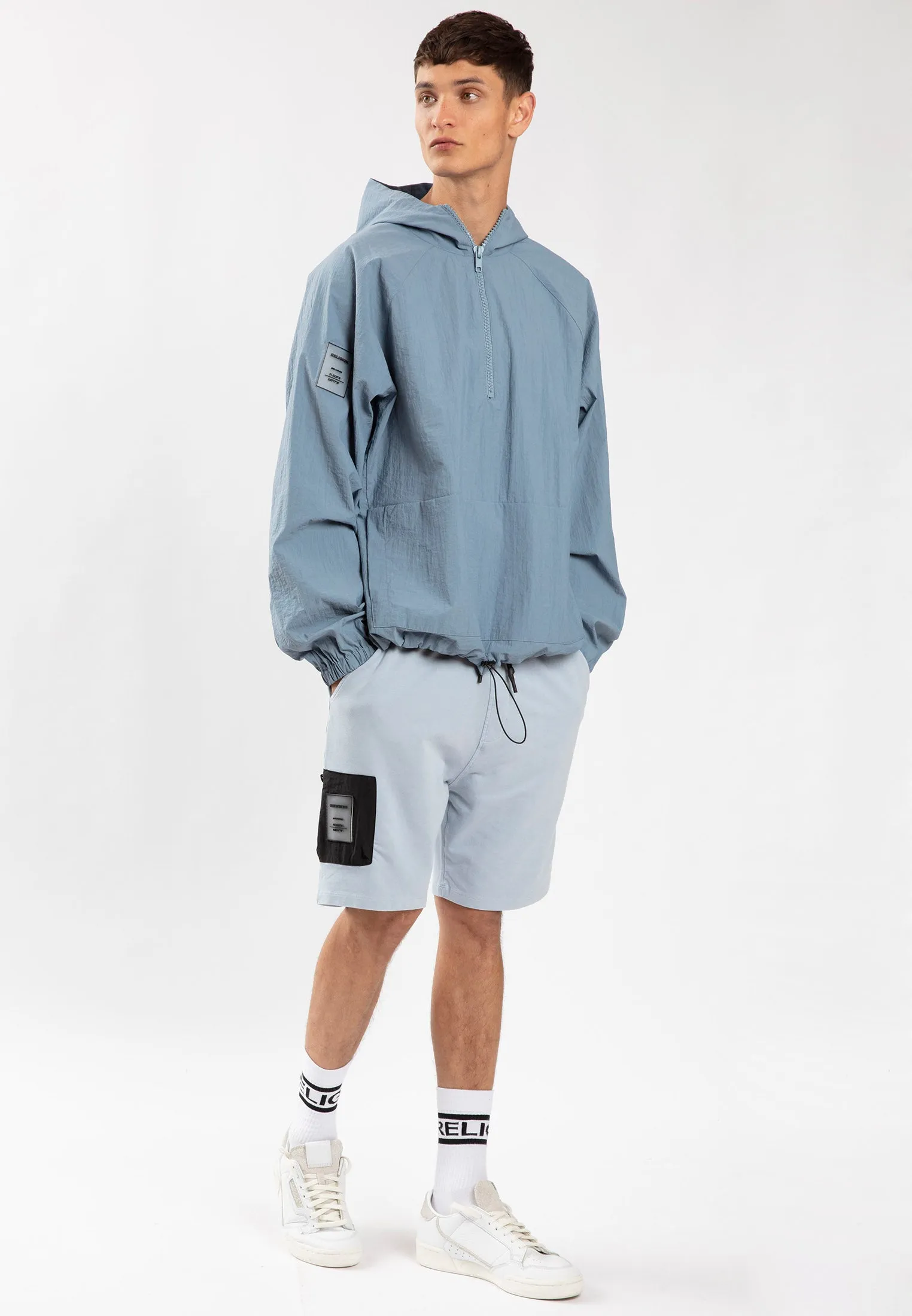 RECRUIT SHORTS WASHED ILLUSION BLUE