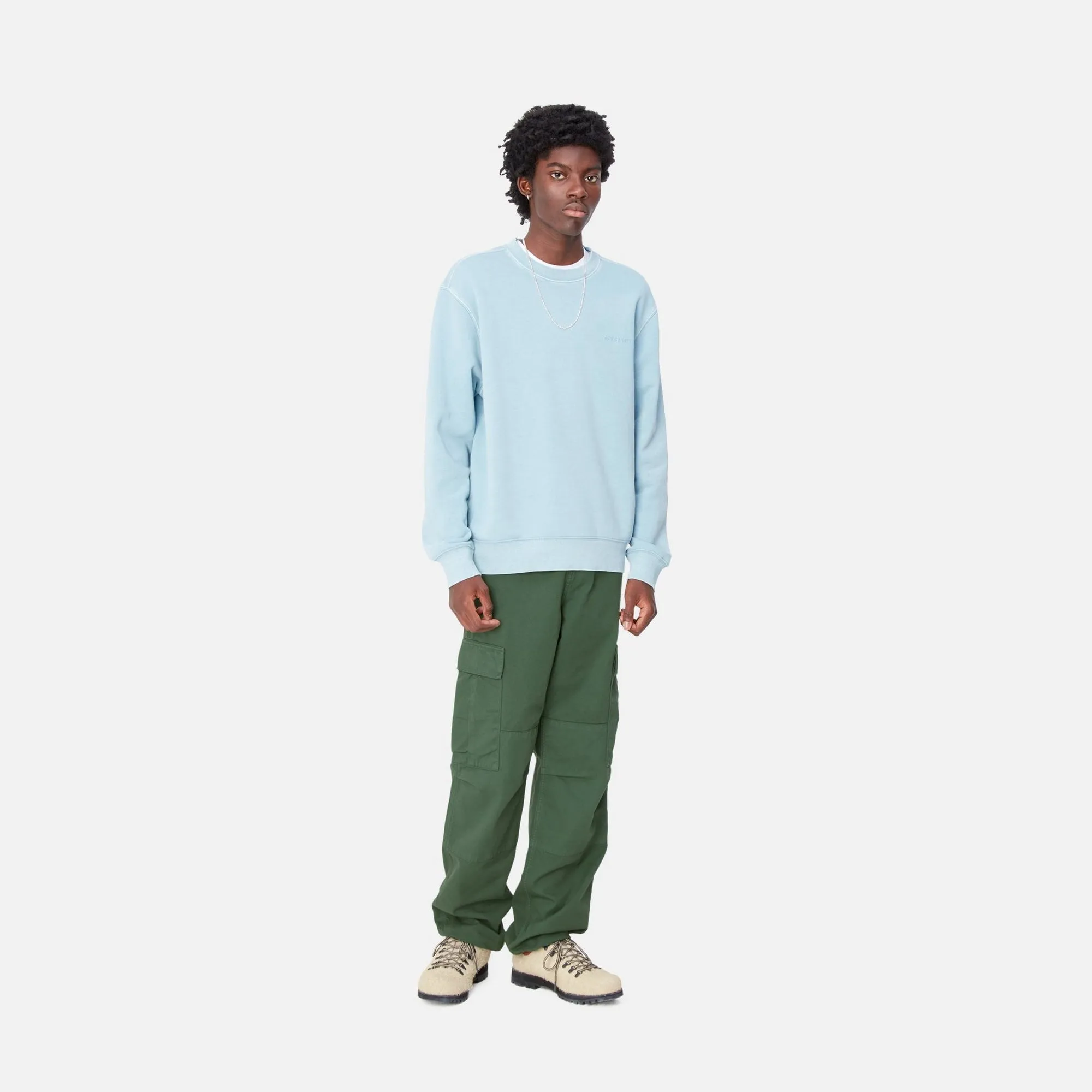 Regular Cargo Pant - Garment Dyed Twill | Duck Green
