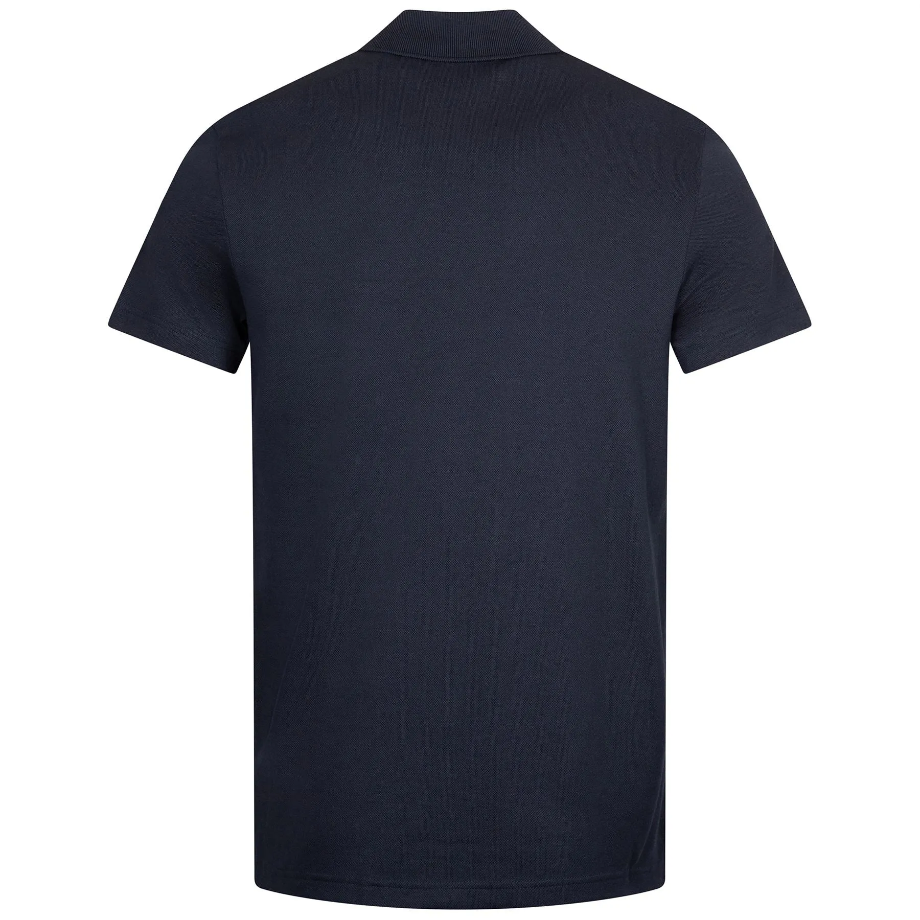Regular Fit Stretch Pique Colorblock Polo Navy Blue/Beige - SS24