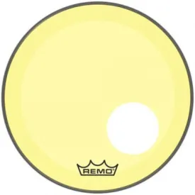 Remo 18" Powerstroke 3 Colortone Drum Head w/ Port, Yellow (P3-1318-CT-YEOH)