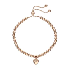 Rose Gold Vermeil Petite Heart Bracelet