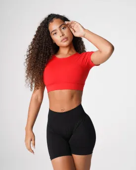 Scarlet Open Back Tee