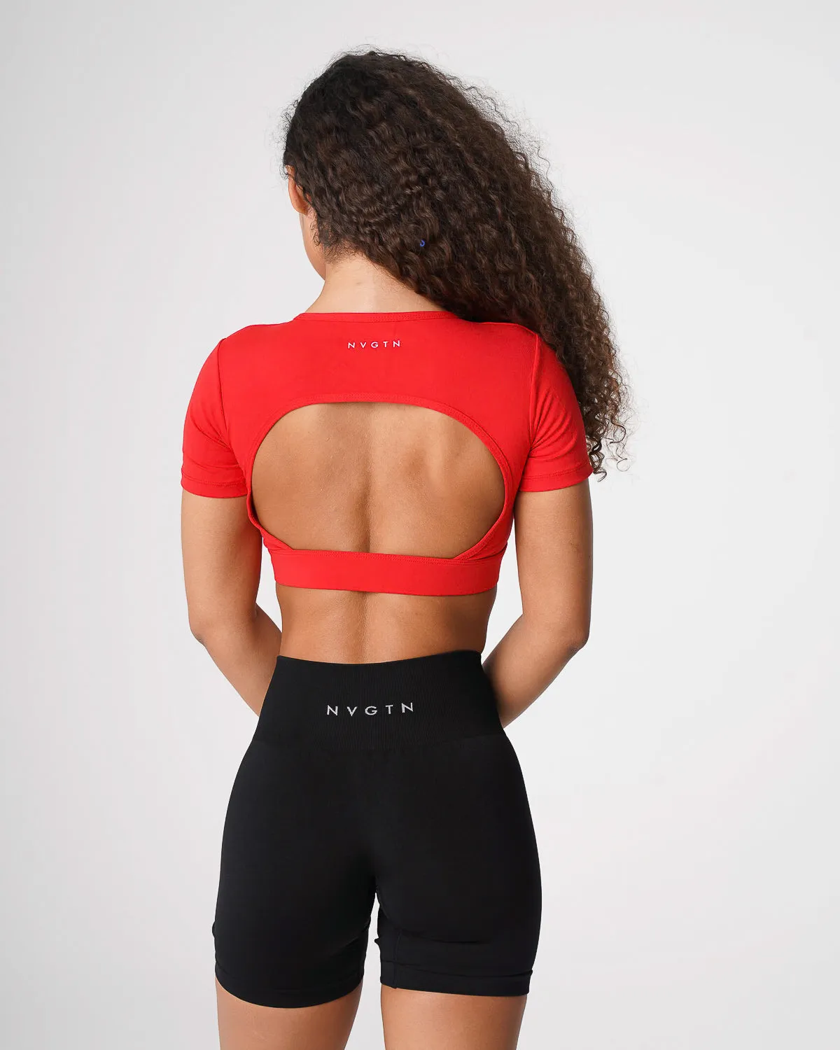 Scarlet Open Back Tee