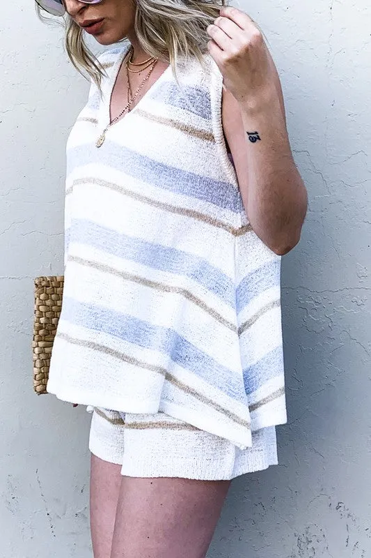 SERENA KNIT SHORTS SET