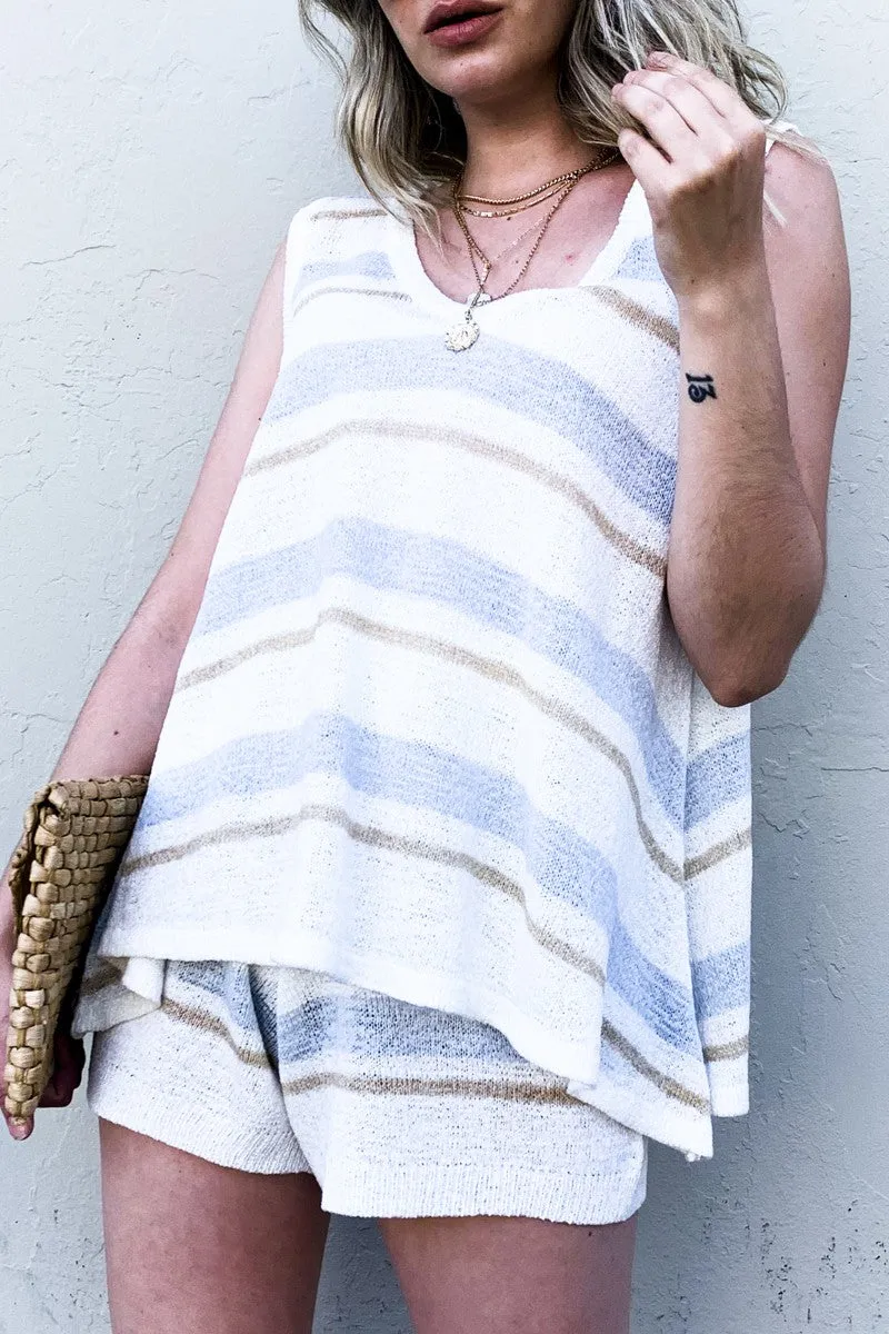 SERENA KNIT SHORTS SET