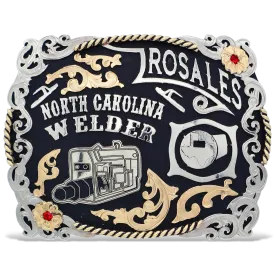 Silverado Swirl Custom Buckle