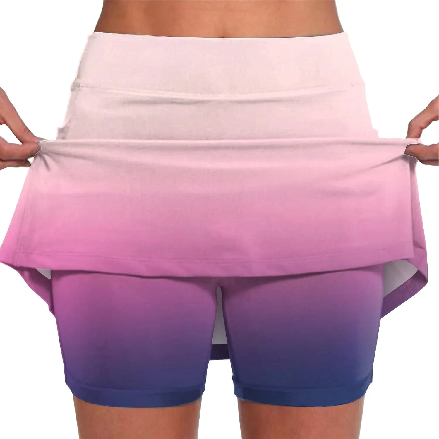 Skorts for Woman with Pockets Women's Casual Athletic Golf Skirts Tummy Control Plus Size Dressy 2025 Summer Skort