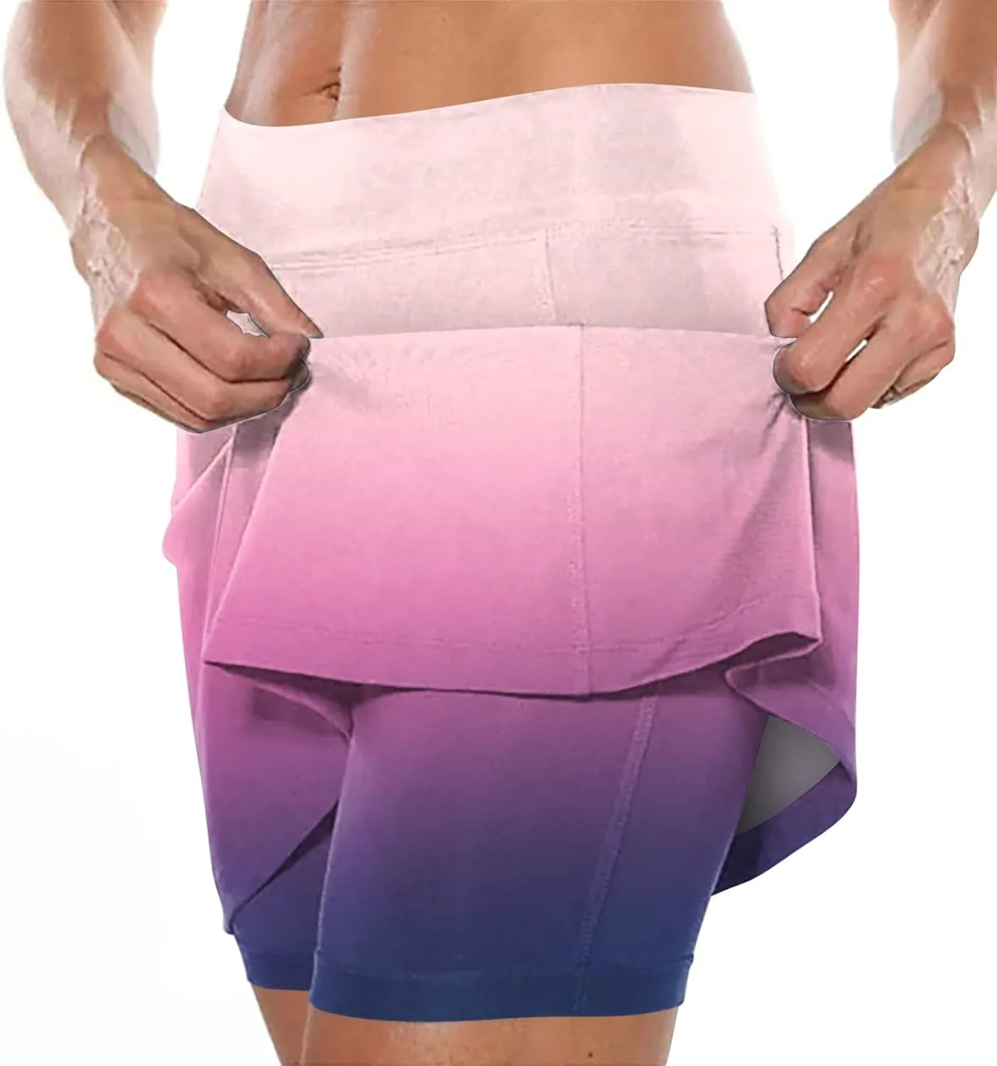 Skorts for Woman with Pockets Women's Casual Athletic Golf Skirts Tummy Control Plus Size Dressy 2025 Summer Skort