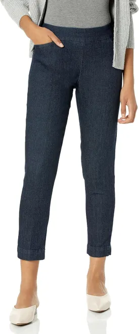 SLIM-SATION Women's Misses Ankle Pant L Pockets