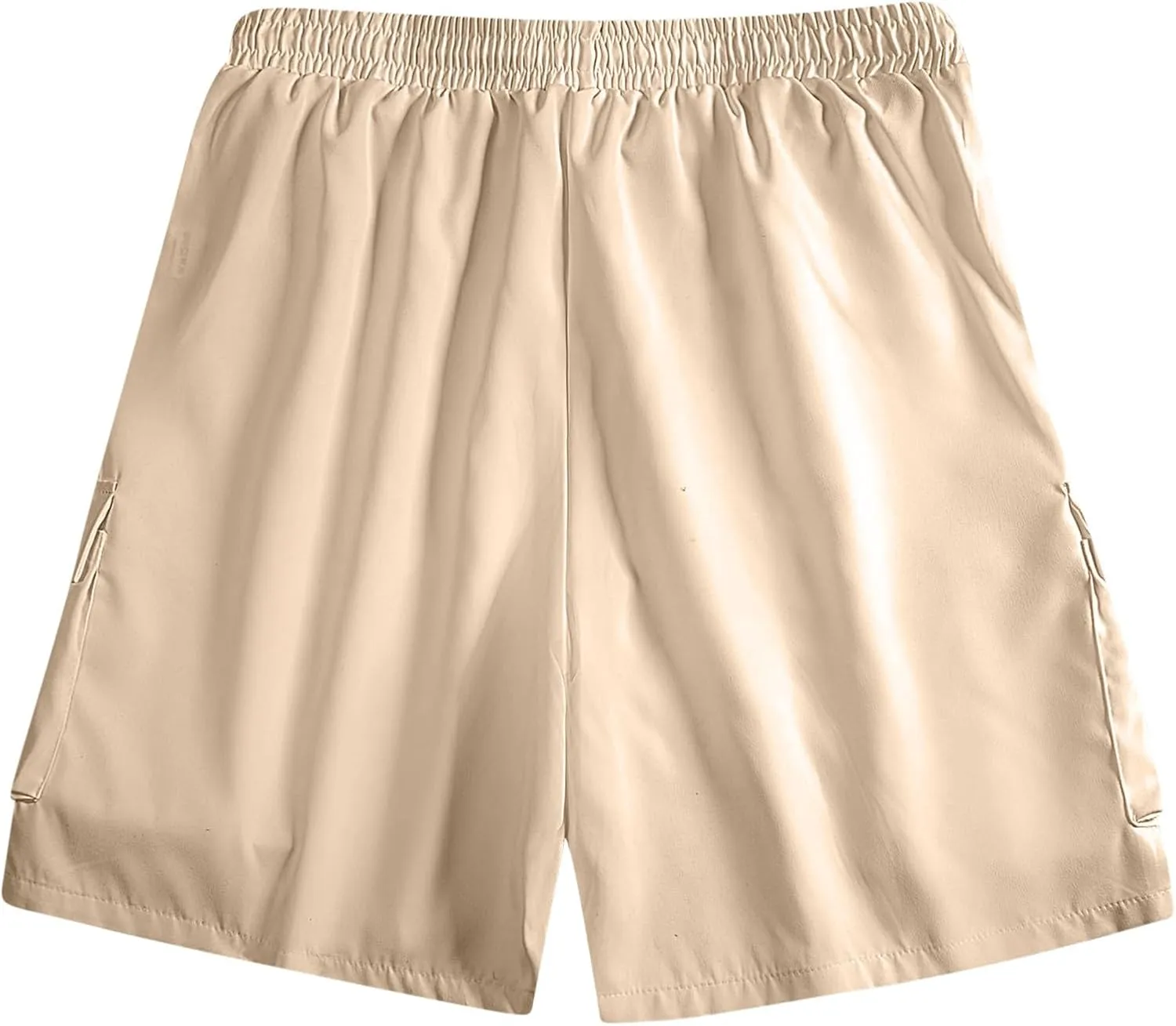 Summer Hiking Cargo Shorts for Men Casual Fashion Athletic Pants Loose Elastic Waist Beach Pants with Pockets