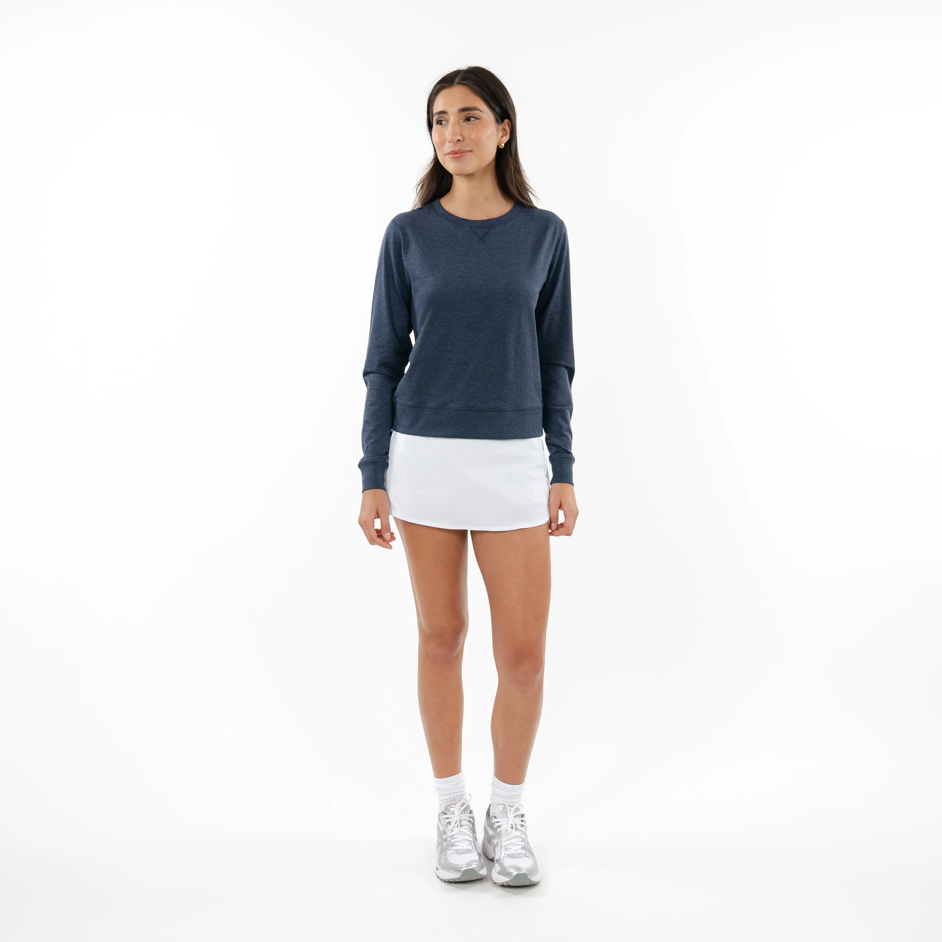 Swift Performance Crew | Heather - Fleet Navy/Annapolis Blue