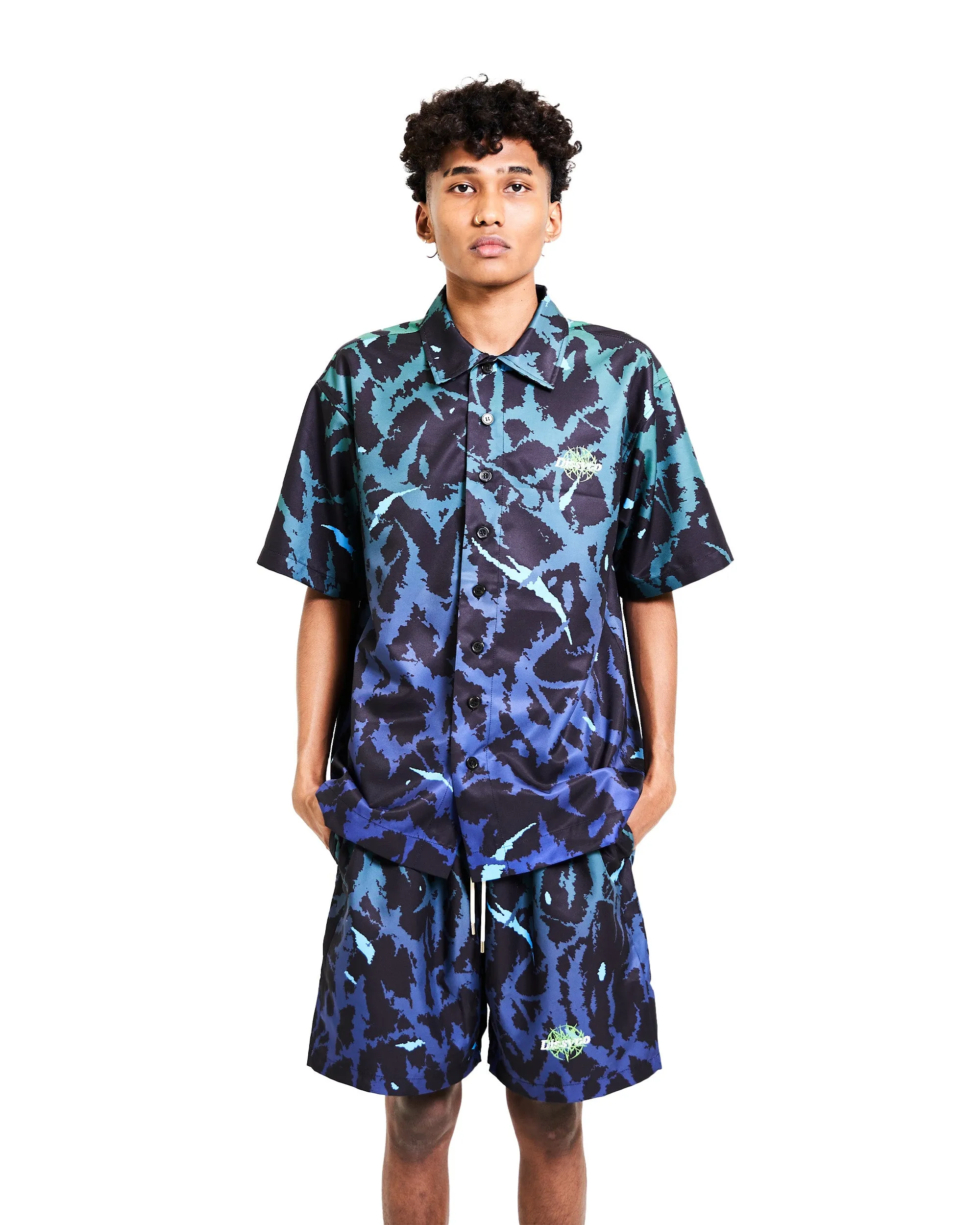 VINE PRINT SET (BLUE)