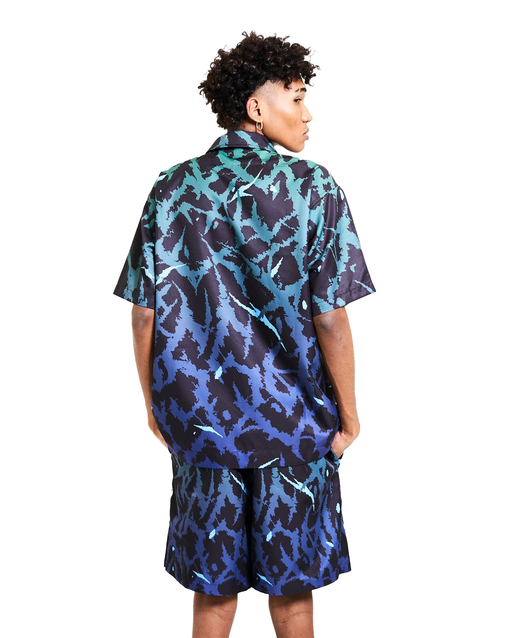 VINE PRINT SET (BLUE)