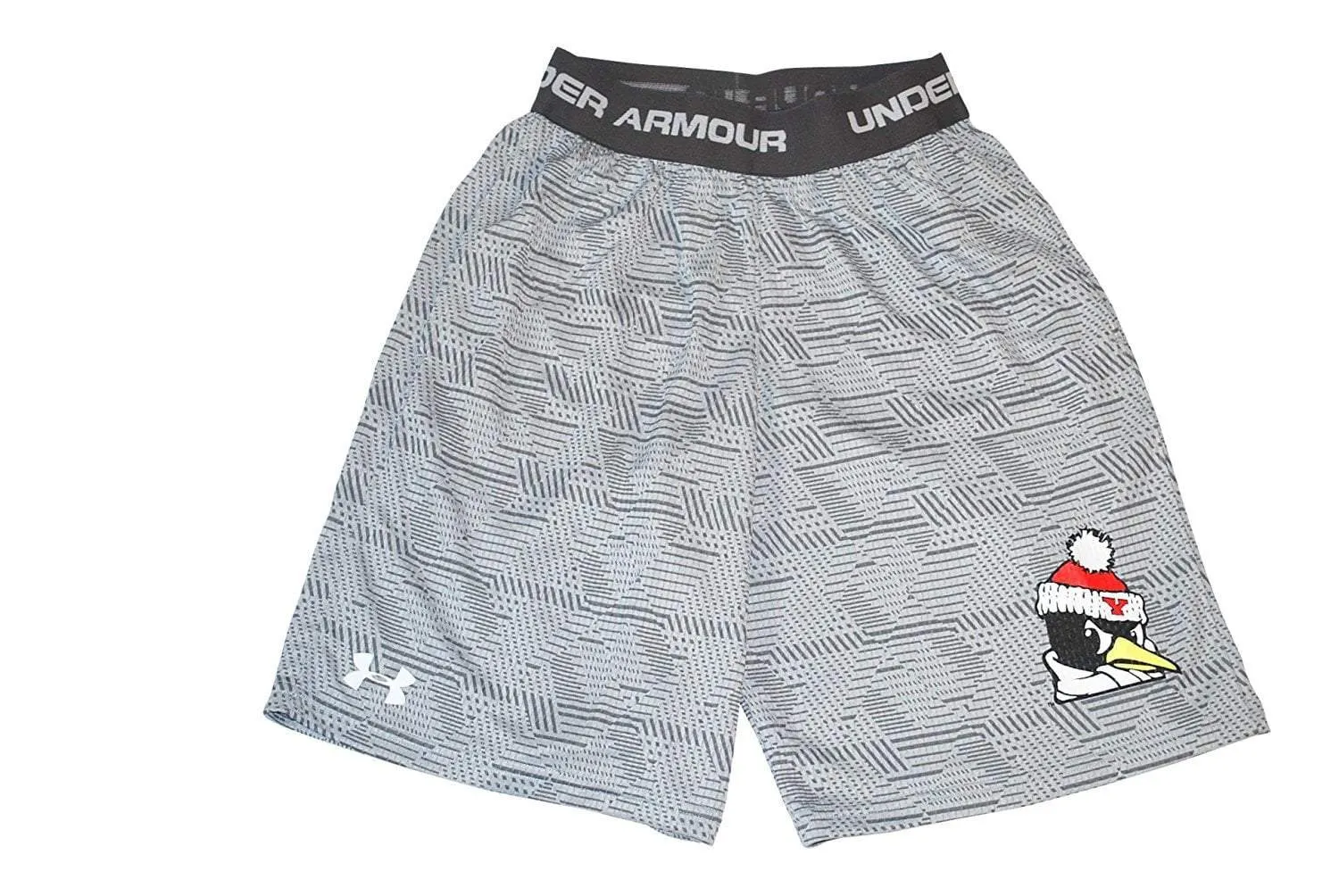 Youngstown State Penguins Under Armour Gray Youth Performance Shorts (M)